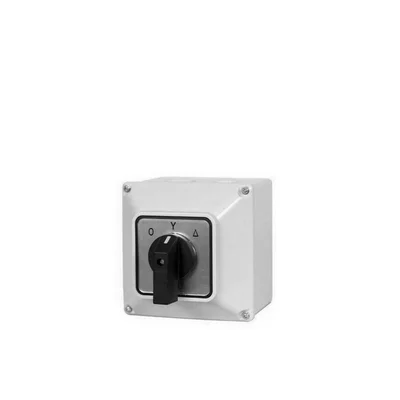 400V cam switch up to 25 A Zero- Star- Delta