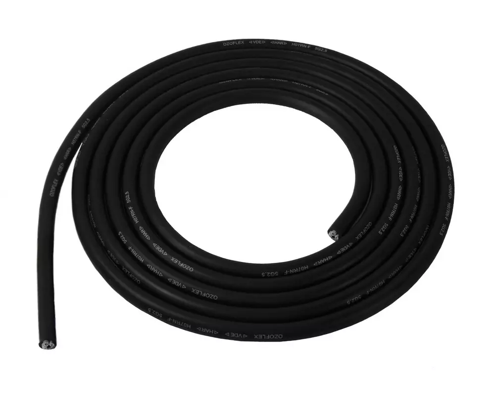 Flexible motor connection 4 x 2.5 mm²