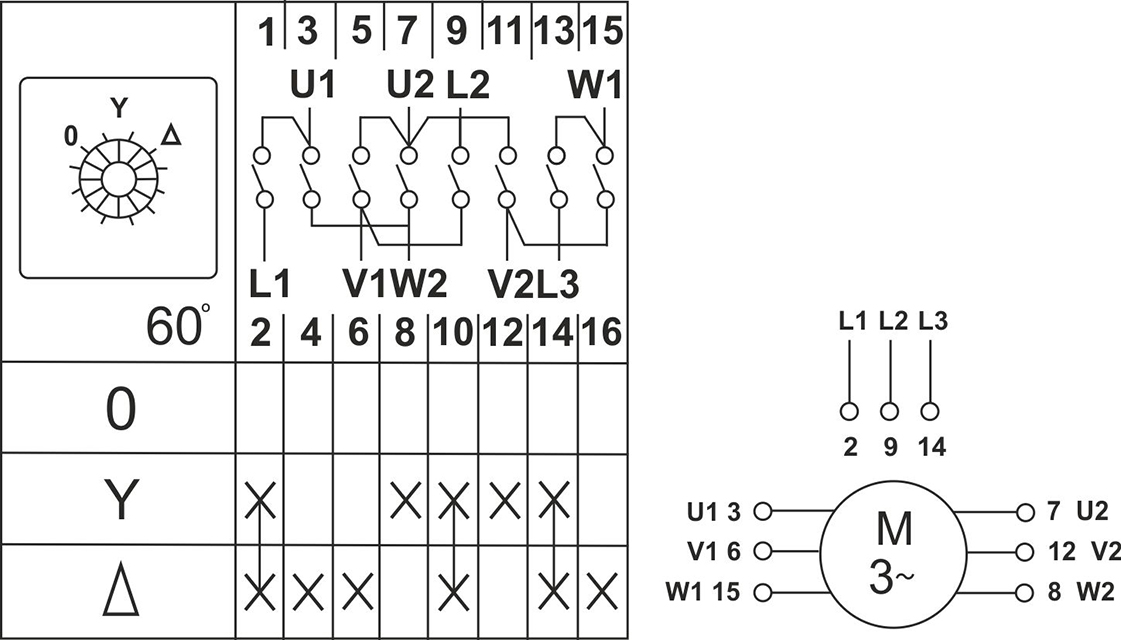 Star-delta switch