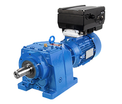 Geared motors with frequency inverter