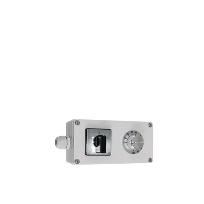 External switch with L-0-R switch and potentiometer